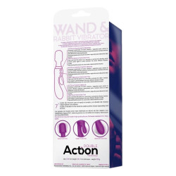 ACTION Vibro et Wand Fifteen Action Violet
